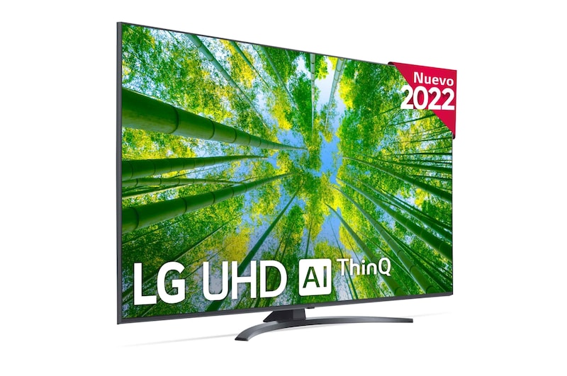 LG Televisor LG 4K UHD, Procesador de Gran Potencia 4K a5 Gen 5, compatible con formatos HDR 10, HLG y HGiG, Smart TV webOS22., 65UQ81006LB