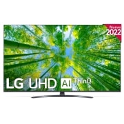 LG Televisor LG 4K UHD, Procesador de Gran Potencia 4K a5 Gen 5, compatible con formatos HDR 10, HLG y HGiG, Smart TV webOS22., 65UQ81006LB