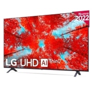 LG Televisor LG 4K UHD, Procesador de Gran Potencia 4K a5 Gen 5, compatible con formatos HDR 10, HLG y HGiG, Smart TV webOS22., 65UQ90006LA