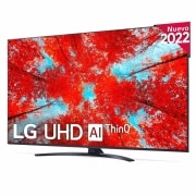 LG Televisor LG 4K UHD, Procesador de Gran Potencia 4K a5 Gen 5, compatible con formatos HDR 10, HLG y HGiG, Smart TV webOS22., 65UQ91006LA