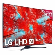 LG Televisor LG 4K UHD, Procesador de Gran Potencia 4K a5 Gen 5, compatible con formatos HDR 10, HLG y HGiG, Smart TV webOS22., 65UQ91006LA