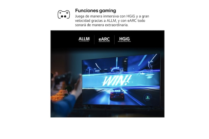 LG 65 pulgadas TV LG UHD AI 4K serie UT73  con Smart TV WebOS24, 65UT73006LA