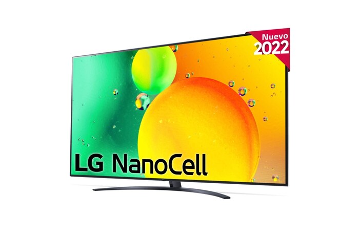 LG Outlet Televisor LG 4K Nanocell, Procesador de Gran Potencia 4K a5 Gen 5, compatible con formatos HDR 10, HLG y HGiG, Smart TV webOS22, 70NANO766QA.OUTLET