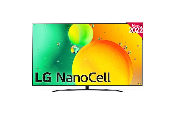 LG Outlet Televisor LG 4K Nanocell, Procesador de Gran Potencia 4K a5 Gen 5, compatible con formatos HDR 10, HLG y HGiG, Smart TV webOS22, 70NANO766QA.OUTLET