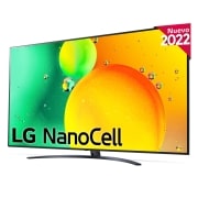 LG Outlet Televisor LG 4K Nanocell, Procesador de Gran Potencia 4K a5 Gen 5, compatible con formatos HDR 10, HLG y HGiG, Smart TV webOS22, 70NANO766QA.OUTLET