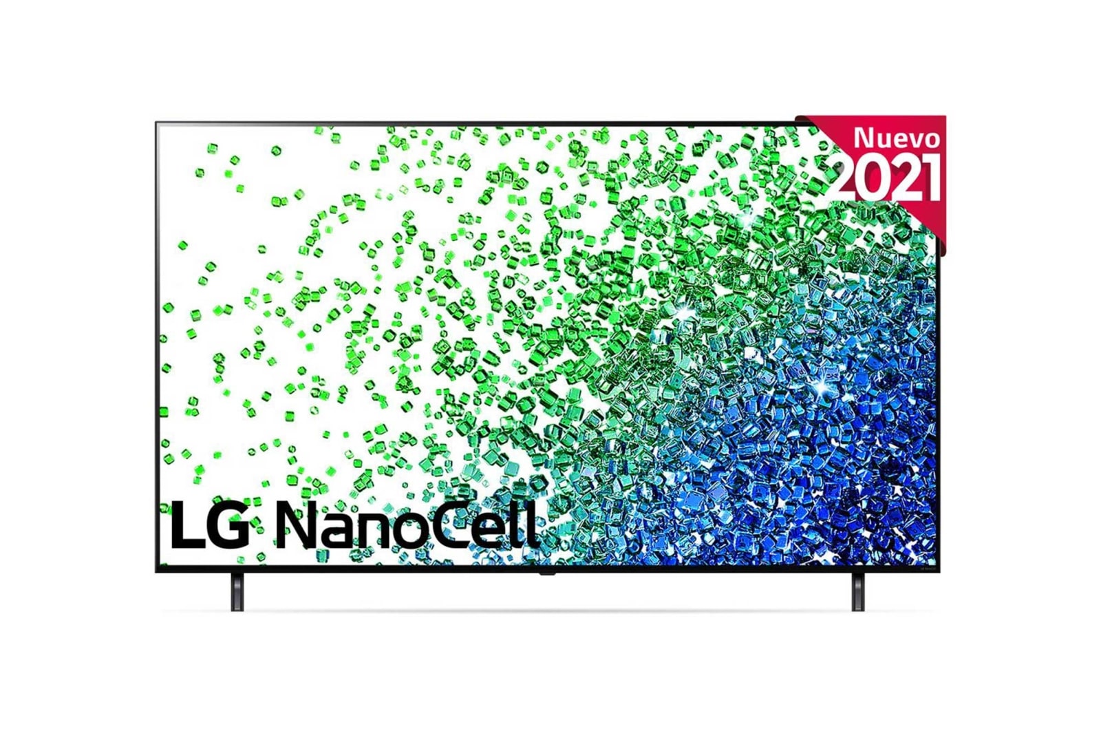Vista frontal del LG NanoCell TV