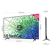 LG 4K NanoCell, SmartTV webOS 6.0, Procesador de Imagen 4k Quad Core [Clase de eficiencia energética F], 75NANO806PA