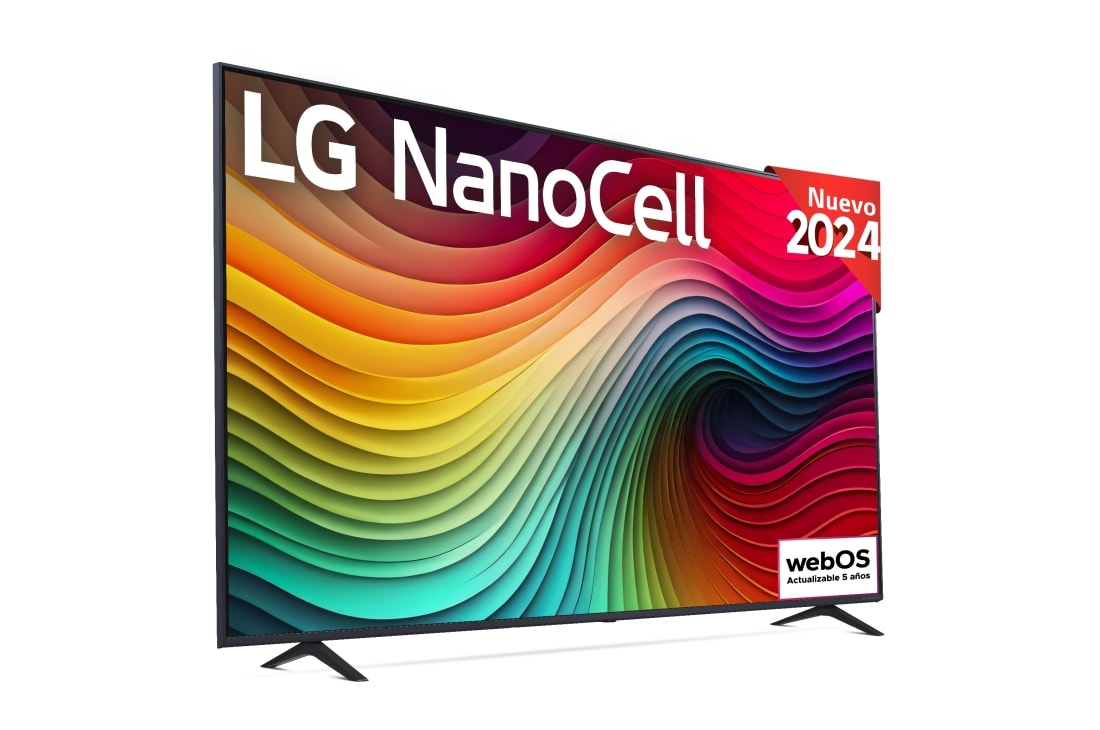 LG 75 pulgadas TV LG NANOCELL 4K serie AI NANO81  con Smart TV WebOS24, 75NANO81T6A