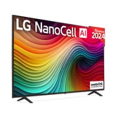 75 pulgadas TV LG NANOCELL 4K serie AI NANO82  con Smart TV WebOS24