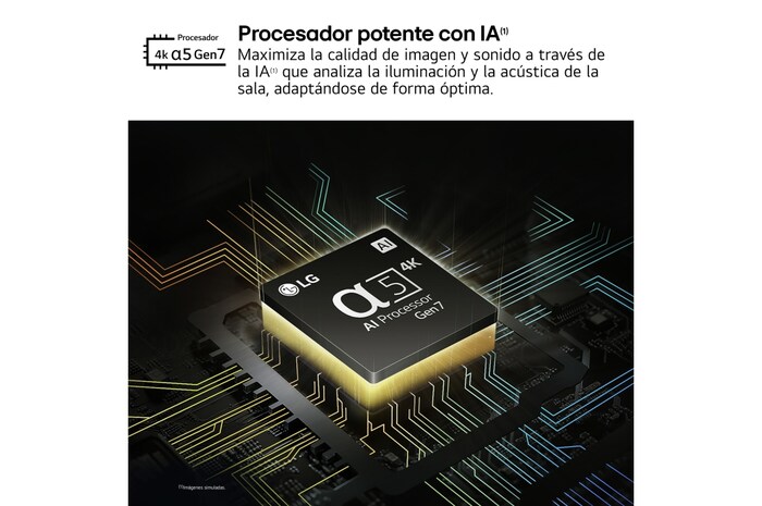 LG 75 pulgadas TV LG NANOCELL 4K serie AI NANO82  con Smart TV WebOS24, 75NANO82T6B