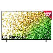 Vista frontal del LG NanoCell TV