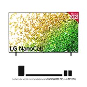 LG 4K NanoCell, SmartTV webOS 6.0, Procesador Inteligente 4K α7 Gen4 con AI, HDR Dolby Vision, DOLBY ATMOS [Clase de eficiencia energética G], 75NANO856PA