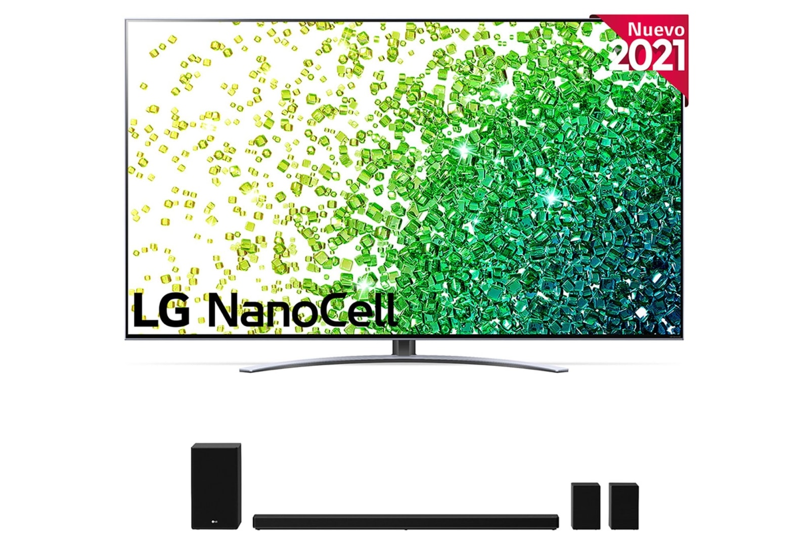 LG 4K NanoCell, SmartTV webOS 6.0, Procesador Inteligente 4K α7 Gen4 con AI, HDR Dolby Vision, DOLBY ATMOS [Clase de eficiencia energética G], 75NANO886PB
