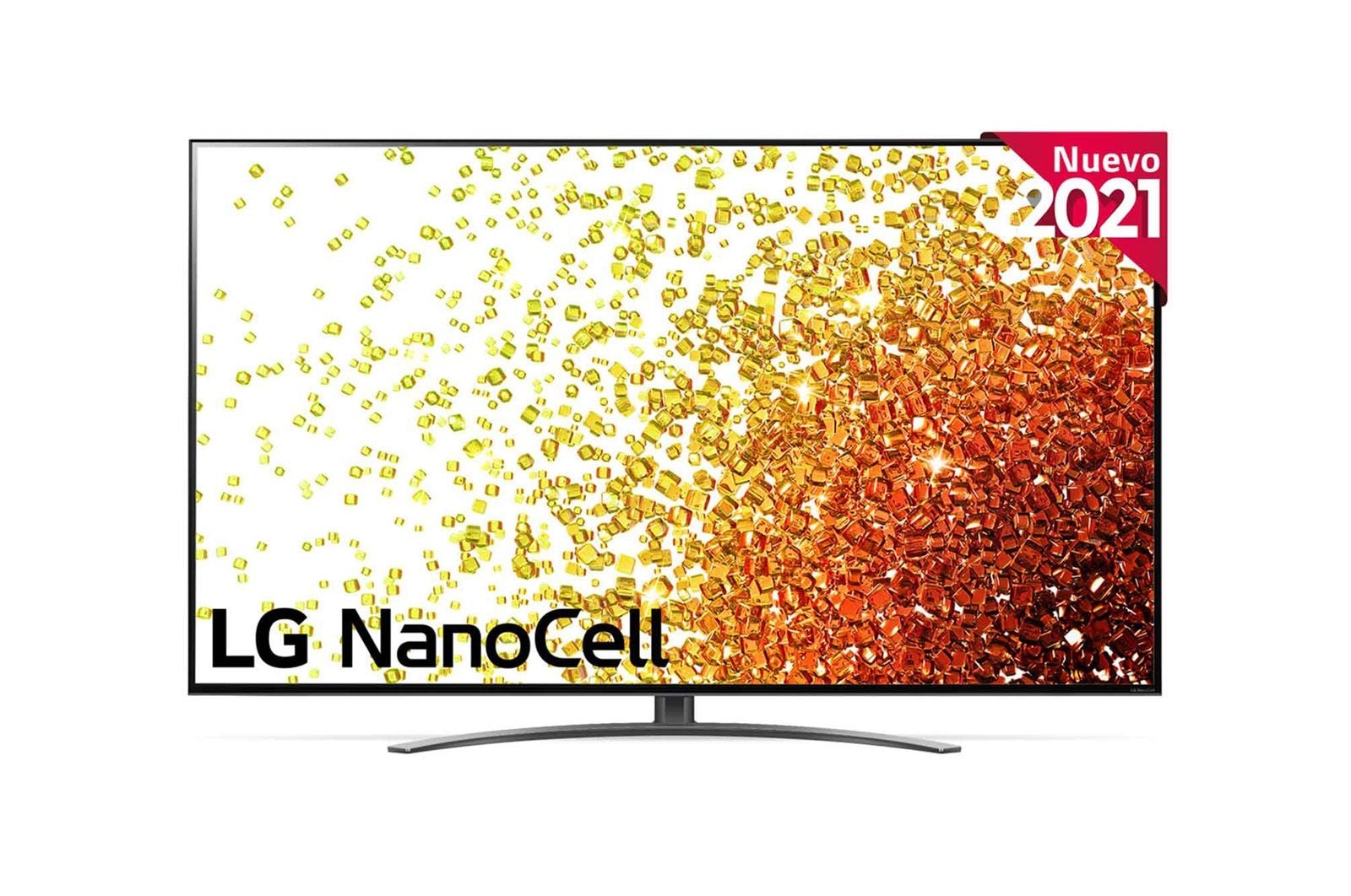 Vista frontal del LG NanoCell TV