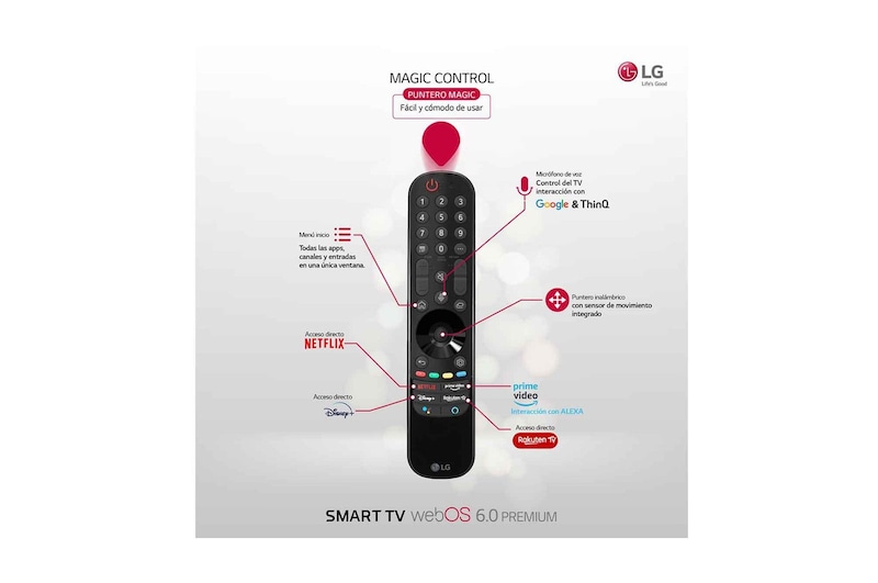 LG 4K NanoCell, SmartTV webOS 6.0, Procesador Inteligente 4K α7 Gen4 con AI, HDR Dolby Vision, DOLBY ATMOS [Clase de eficiencia energética G], 75NANO916PA