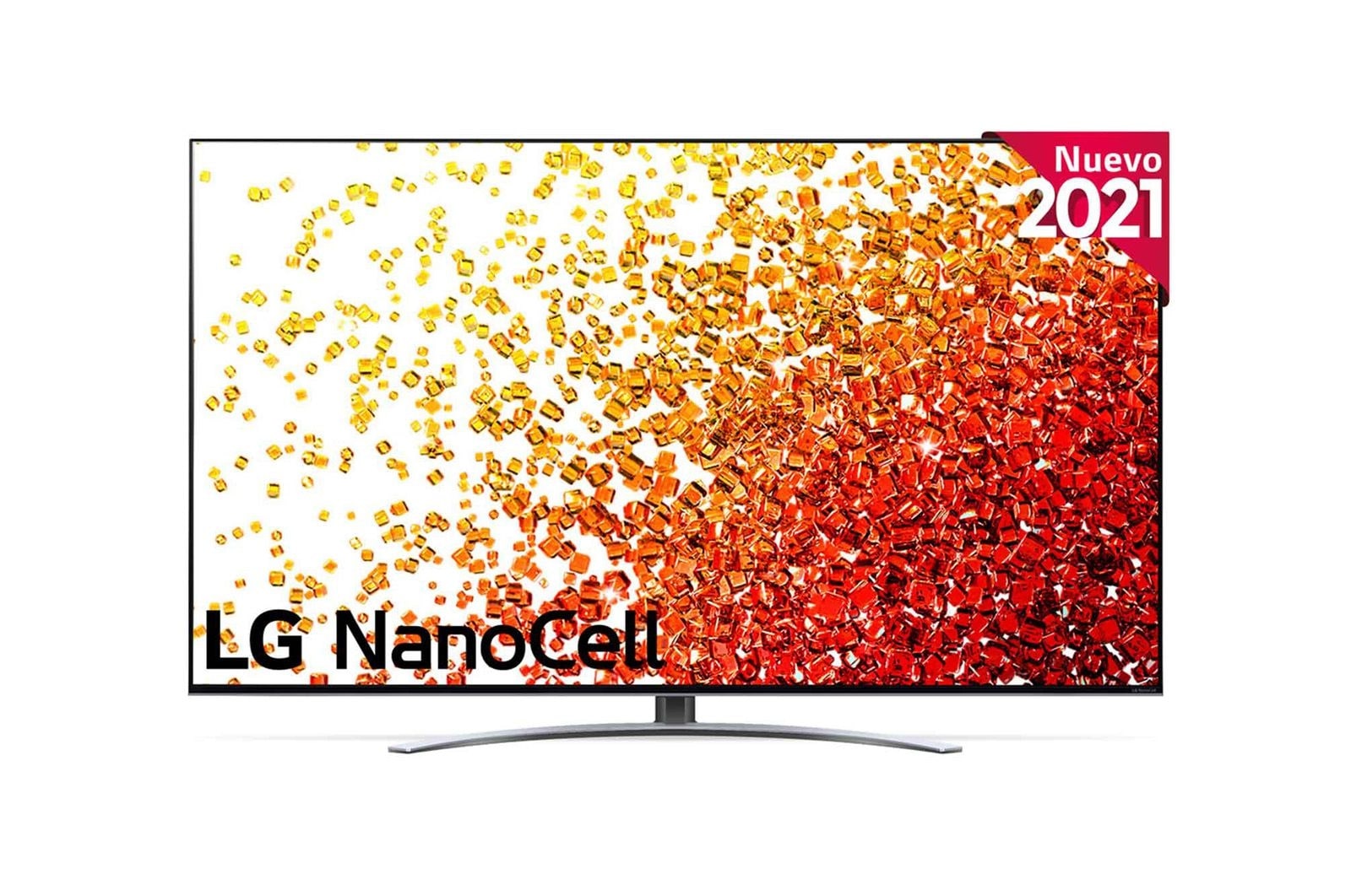 Vista frontal del LG NanoCell TV