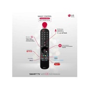 LG 4K NanoCell, SmartTV webOS 6.0, Procesador Inteligente 4K α7 Gen4 con AI, HDR Dolby Vision, DOLBY ATMOS [Clase de eficiencia energética G], 75NANO926PB