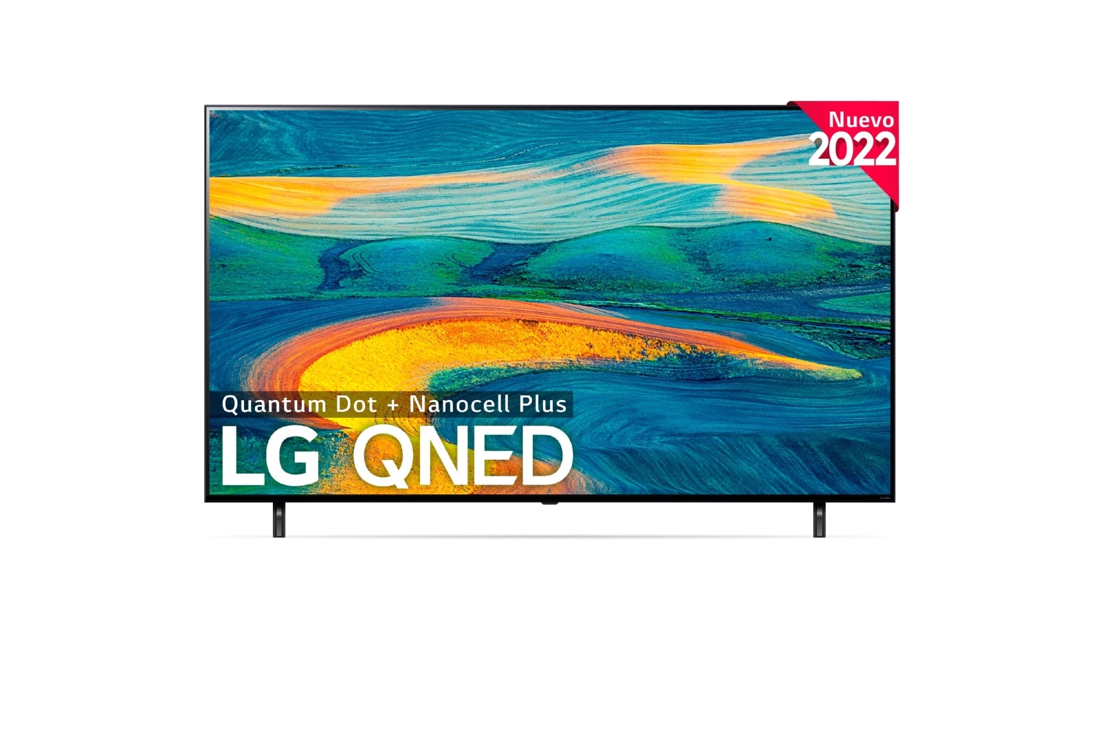 LG TV LG 4K QNED, Procesador Inteligente α5 Gen5 AI Processor 4K, compatible con formatos HDR 10, HLG y HGiG, Smart TV webOS22, perfecto para Gaming, 75QNED7S6QA