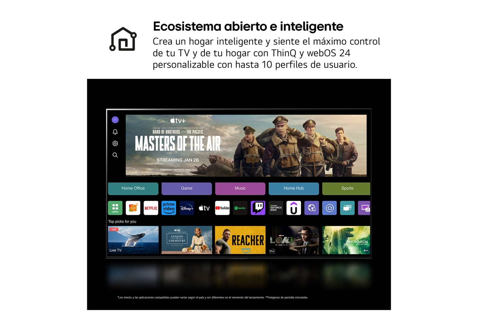 LG 75 pulgadas Smart TV LG QNED80 AI 4K 2024, 75QNED80T6A