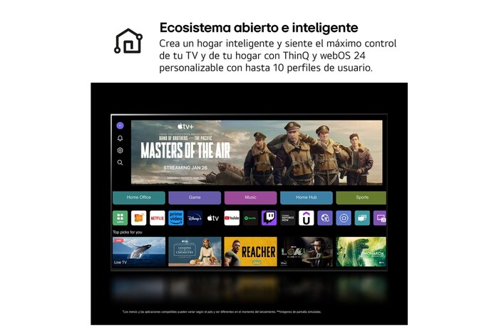 LG Pack TV LG QNED80 75" + Barra de Sonido SQM1, 75QNED80T6A.ESB