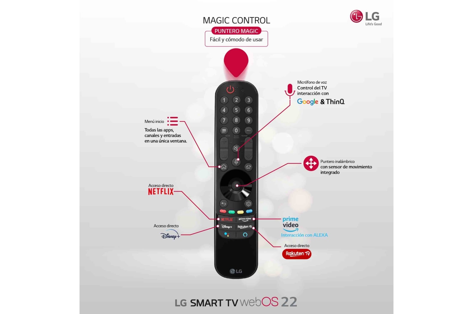 LG Televisor LG 4K QNED, Procesador Inteligente de Gran Potencia 4K a7 Gen 5 con IA, compatible con formatos HDR 10, HLG, HGiG, Smart TV webOS22, perfecto para Gaming, 75QNED826QB