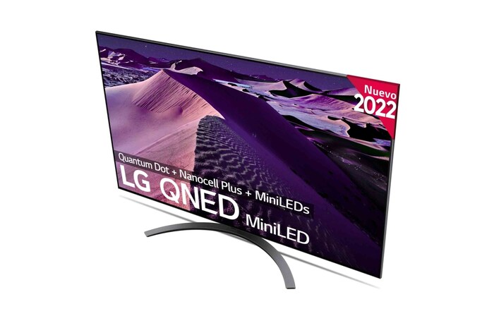 LG Televisor LG 4K QNED Mini LED, Procesador Inteligente de Gran Potencia 4K a7 Gen 5 con IA, compatible con el 100% de formatos HDR, HDR Dolby Vision y Dolby Atmos, Smart TV webOS22, perfecto para Gaming, 75QNED876QB