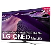 LG Televisor LG 4K QNED Mini LED, Procesador Inteligente de Gran Potencia 4K a7 Gen 5 con IA, compatible con el 100% de formatos HDR, HDR Dolby Vision y Dolby Atmos, Smart TV webOS22, perfecto para Gaming, 75QNED876QB