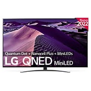 LG Televisor LG 4K QNED Mini LED, Procesador Inteligente de Gran Potencia 4K a7 Gen 5 con IA, compatible con el 100% de formatos HDR, HDR Dolby Vision y Dolby Atmos, Smart TV webOS22, perfecto para Gaming, 75QNED876QB