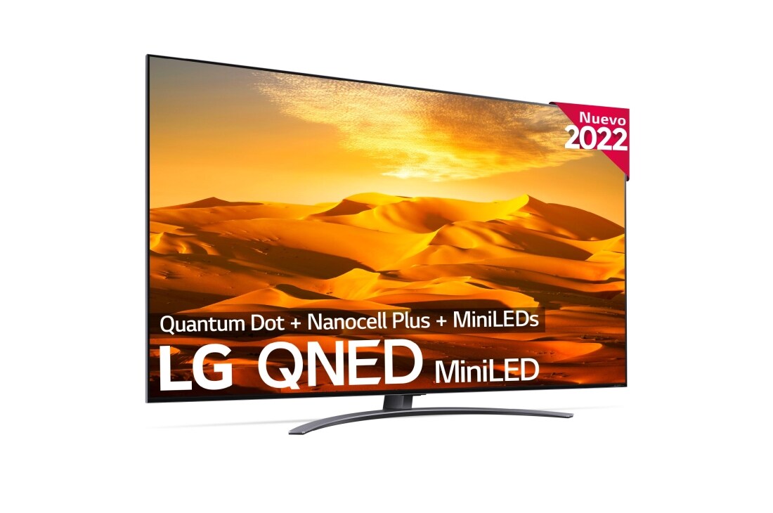 LG Televisor LG 4K QNED Mini LED, Procesador Inteligente de Gran Potencia 4K α7 Gen 5 con IA, compatible con el 100% de formatos HDR, HDR Dolby Vision y Dolby Atmos, Smart TV webOS22, perfecto para Gaming, 75QNED916QA