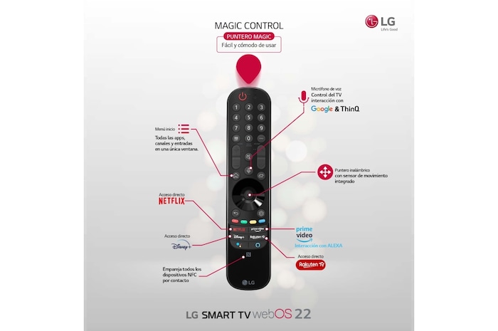LG Televisor LG 8K QNED Mini LED, Procesador Inteligente de Máxima Potencia 8K a9 Gen 5 con IA, compatible con el 100% de formatos HDR, HDR Dolby Vision y Dolby Atmos, Smart TV webOS22, 75QNED966QA