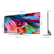 LG TV LG 8K QNED Mini LED, SmartTV webOS 6.0, Procesador Inteligente 8K α9 Gen4 con AI, Gaming Pro TV, Compatible con el 100% de formatos HDR, HDR Dolby Vision, DOLBY ATMOS, Eficiencia energética G, 65QNED996PB