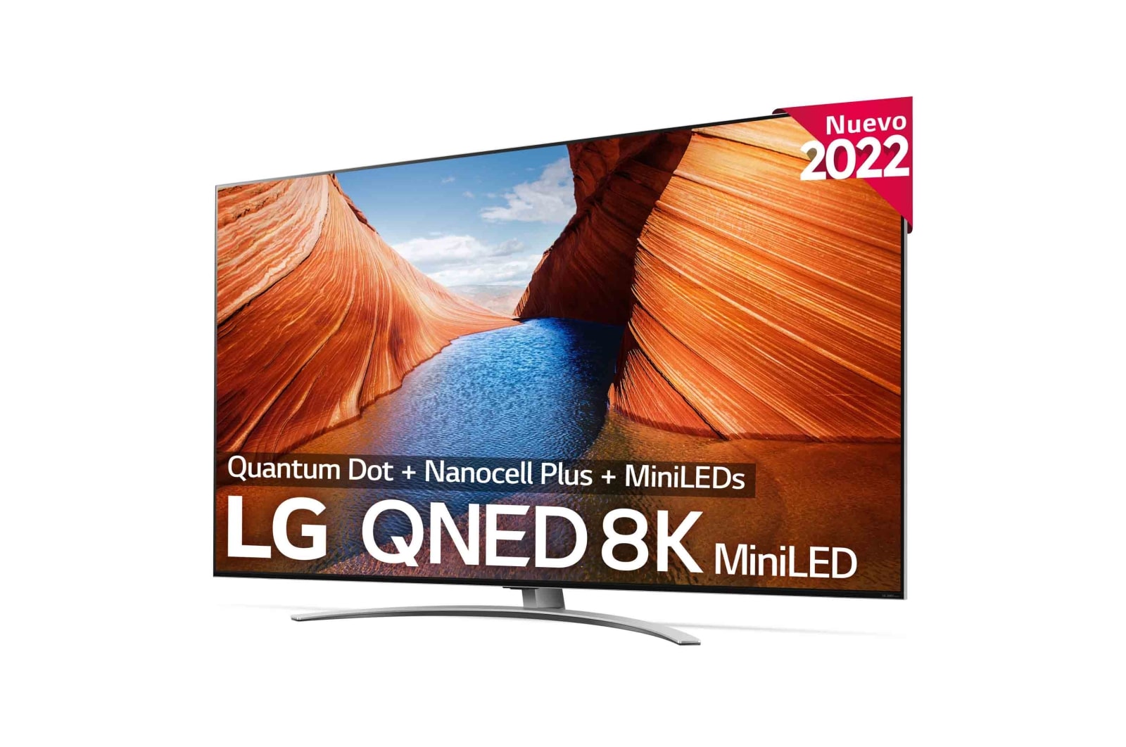 LG Televisor LG 8K QNED Mini LED, Procesador Inteligente de Máxima Potencia 8K α9 Gen 5 con IA, compatible con el 100% de formatos HDR, HDR Dolby Vision y Dolby Atmos, Smart TV webOS22, perfecto para Gaming, 75QNED996QB