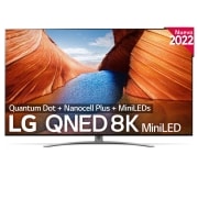 LG Televisor LG 8K QNED Mini LED, Procesador Inteligente de Máxima Potencia 8K α9 Gen 5 con IA, compatible con el 100% de formatos HDR, HDR Dolby Vision y Dolby Atmos, Smart TV webOS22, perfecto para Gaming, 75QNED996QB