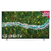 Vista frontal del LG UHD TV