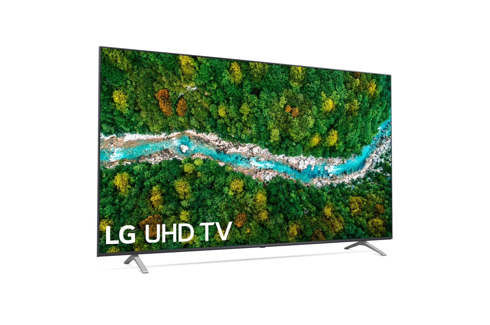 Vista frontal del LG UHD TV