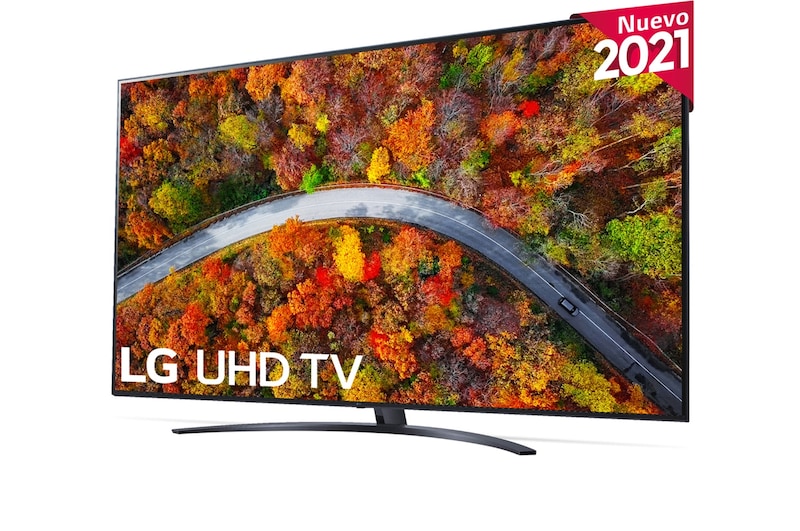 LG 4K UHD, SmartTV webOS 6.0, Procesador de Imagen 4K Quad Core [Clasificación energética G], 75UP81006LR