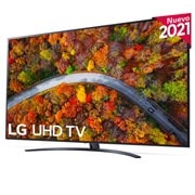 LG 4K UHD, SmartTV webOS 6.0, Procesador de Imagen 4K Quad Core [Clasificación energética G], 75UP81006LA