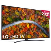 LG 4K UHD, SmartTV webOS 6.0, Procesador de Imagen 4K Quad Core [Clasificación energética G], 75UP81006LA