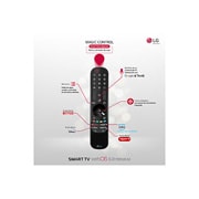 LG 4K UHD, SmartTV webOS 6.0, Procesador de Imagen 4K Quad Core [Clasificación energética G], 75UP81006LA