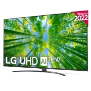 LG Televisor LG 4K UHD, Procesador de Gran Potencia 4K a5 Gen 5, compatible con formatos HDR 10, HLG y HGiG, Smart TV webOS22., 75UQ81006LB
