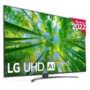 LG Televisor LG 4K UHD, Procesador de Gran Potencia 4K a5 Gen 5, compatible con formatos HDR 10, HLG y HGiG, Smart TV webOS22., 75UQ81006LB