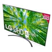 LG Televisor LG 4K UHD, Procesador de Gran Potencia 4K a5 Gen 5, compatible con formatos HDR 10, HLG y HGiG, Smart TV webOS22., 75UQ81006LB