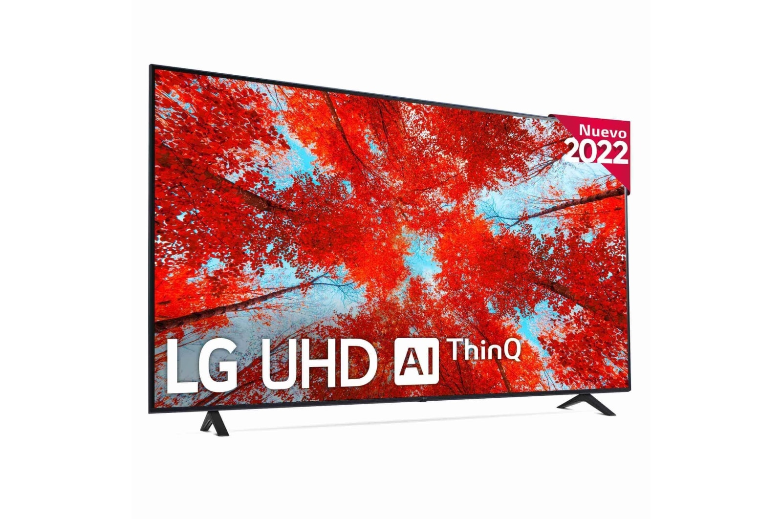 Vista frontal de Televisor LG 4K UHD, Procesador de Gran Potencia 4K a5 Gen 5, compatible con formatos HDR 10, HLG y HGiG, Smart TV webOS22. 75UQ90006LA