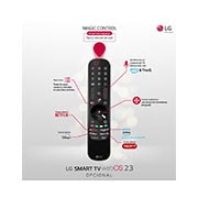LG TV LG  UHD 4K de 75'' Serie 76, Procesador Alta Potencia, HDR10 / Dolby Digital Plus, Smart TV webOS23., 75UR76006LL