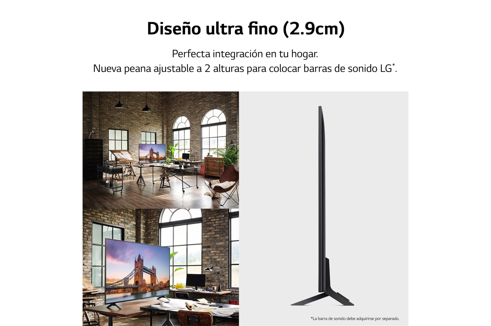 LG TV LG  UHD 4K de 75'' Serie 91, Procesador Alta Potencia, HDR10 / Dolby Digital Plus, Smart TV webOS23, , 75UR91006LA