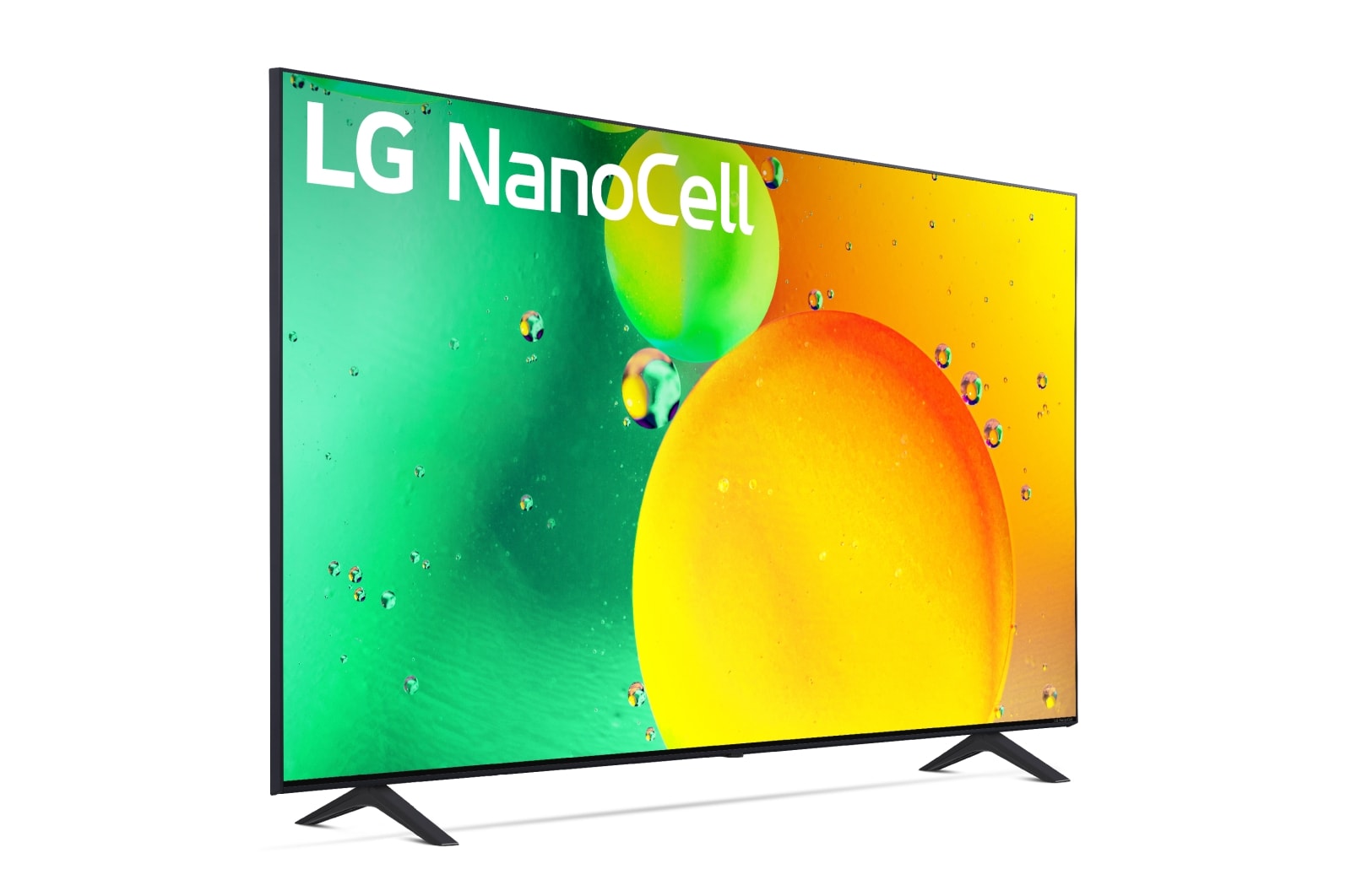 Vista frontal de Televisor LG 4K Nanocell, Procesador de Gran Potencia 4K a5 Gen 5, compatible con formatos HDR 10, HLG y HGiG, Smart TV webOS22 86NANO756QA
