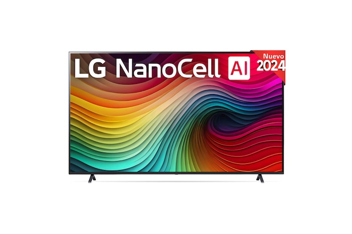 LG 86 pulgadas TV LG NANOCELL 4K serie AI NANO81  con Smart TV WebOS24, 86NANO81T6A