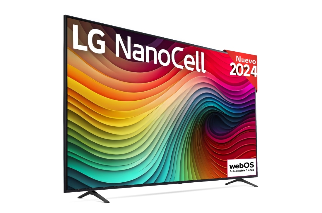 LG 86 pulgadas TV LG NANOCELL 4K serie AI NANO81  con Smart TV WebOS24, 86NANO81T6A