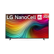LG 86 pulgadas TV LG NANOCELL 4K serie AI NANO81  con Smart TV WebOS24, 86NANO81T6A