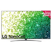 Vista frontal del LG NanoCell TV